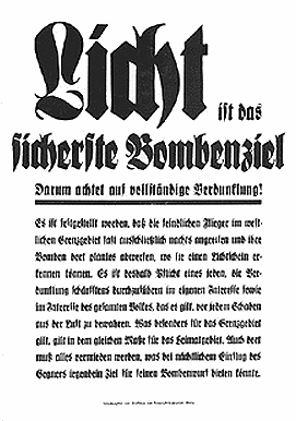 Luftschutzhinweis