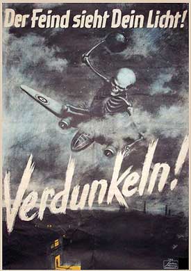 Propagandaplakat Verdunkeln